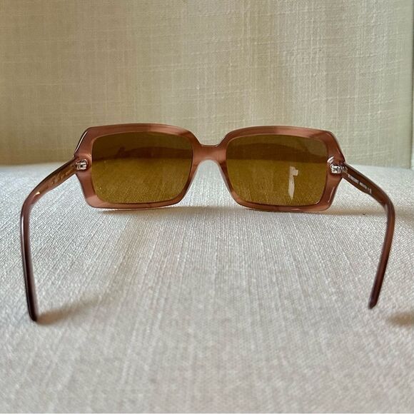 Burberry Rectangle Transparent Sunglasses Brown - Picture 6 of 11
